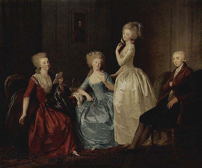 TISCHBEIN, Johann Heinrich Wilhelm Portrat der Grafin Saltykowa und ihrer Familie